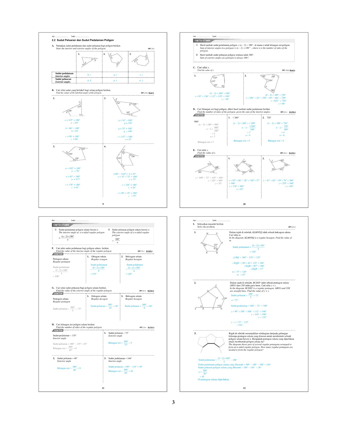 Jawapan Lengkap Matematik Tingkatan 3 Bahagian A