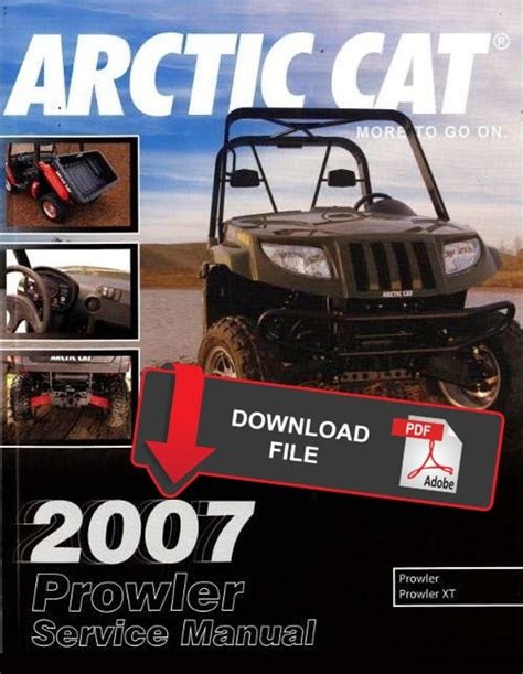 Free Arctic Cat 2007 650 H1 Workshop Service Repair Manual (PDF / ePub)