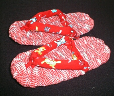 子供用の布ぞうり