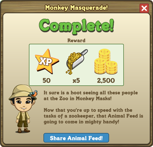 Monkey Masquerade! Complete