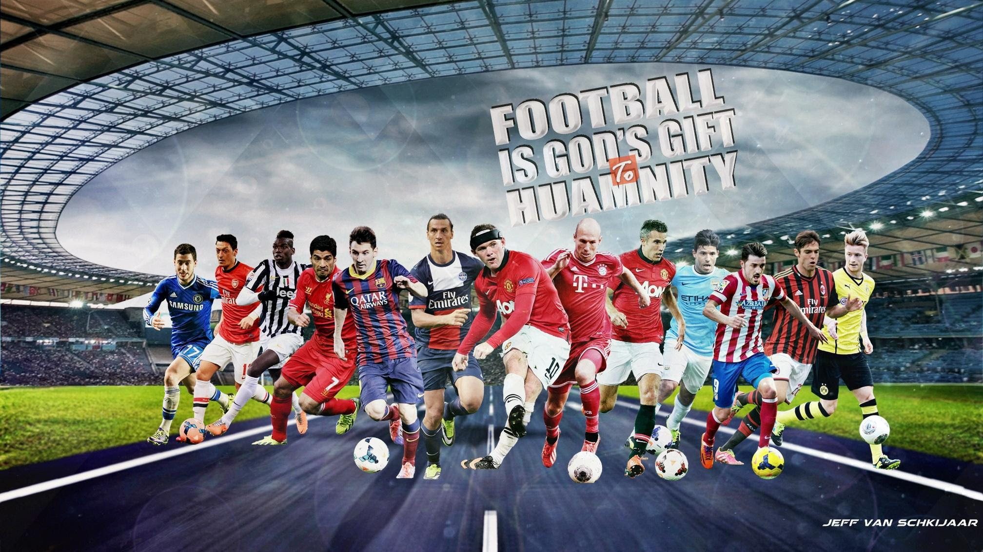 Gambar Pemain Bola Dunia Hd Duinia Kartun