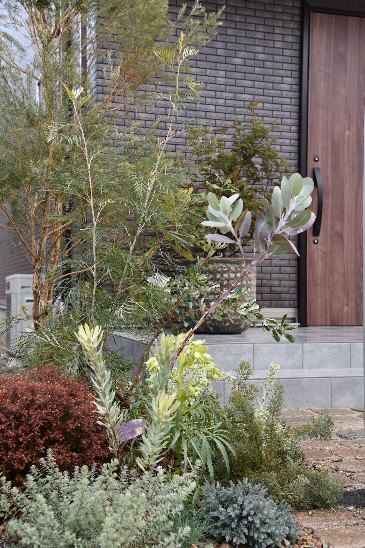 グレイッシュなお住まいの植栽 Works Sabi Sabi Faire Sa Vie