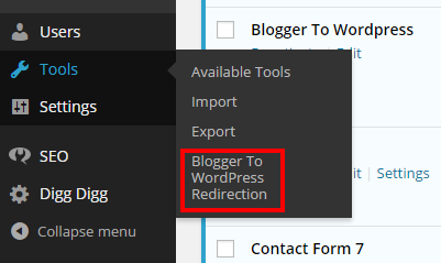 blogger to wordpress