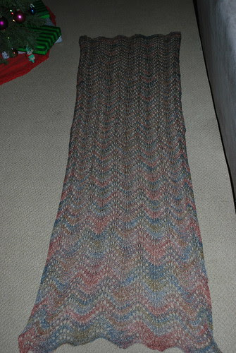 Feather & Fan Shawl