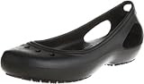 Crocs Women's Kadee Ballet Flat,Black/Black,9 M US