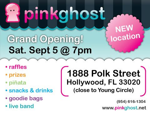 Pink Ghost is opening shop... again!