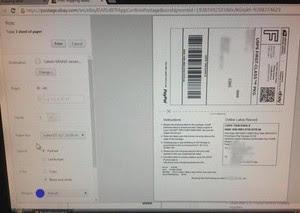 Shipping Labels 5-1/2