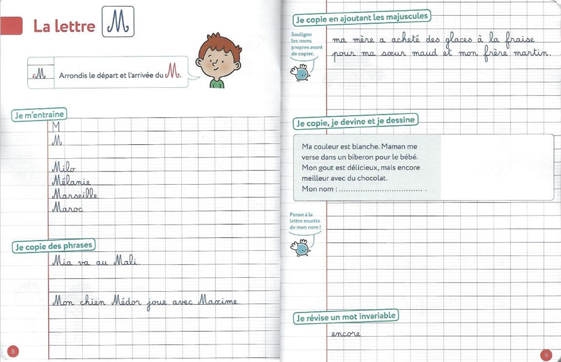 Ce1 Ce2 Francais Mes Cahiers D Ecriture Les Majuscules Mdi