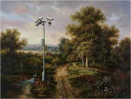 SOCIAL-VidÃ©o surveillance-ART-Banksy & autre (25/04/2008)
