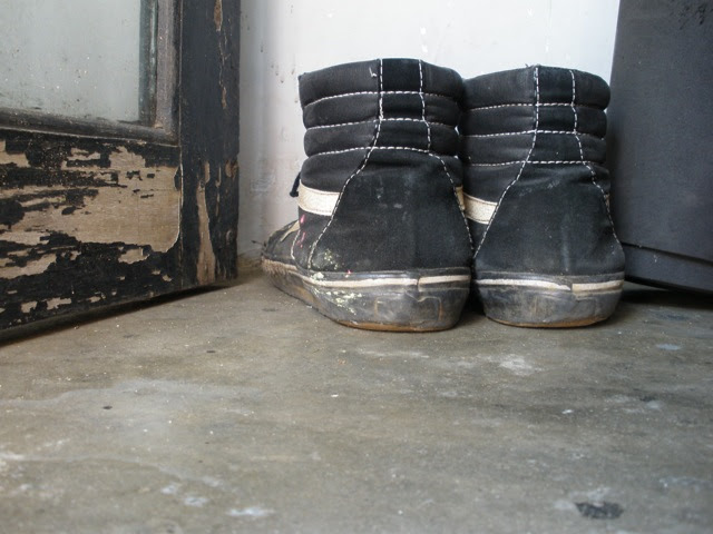 his mighty shoes