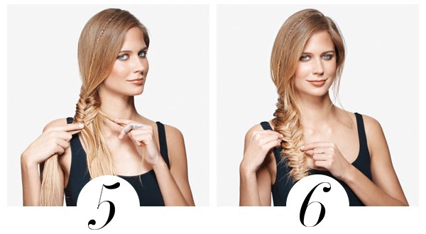 خطوات ضفيرة السمكة بشكل روعه