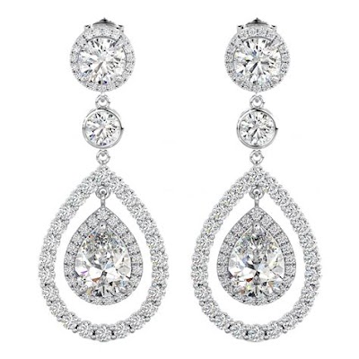 Black And Silver Chandelier Earrings: Add Glamour To Your Look