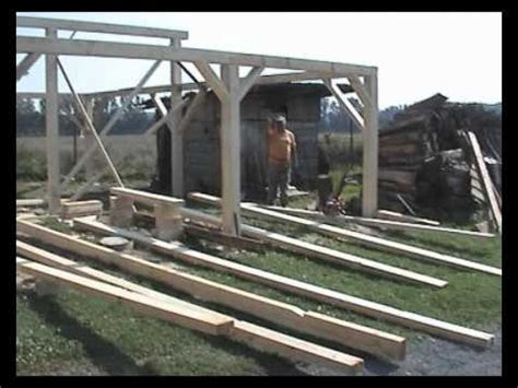 building  carport  wood shed  youtube