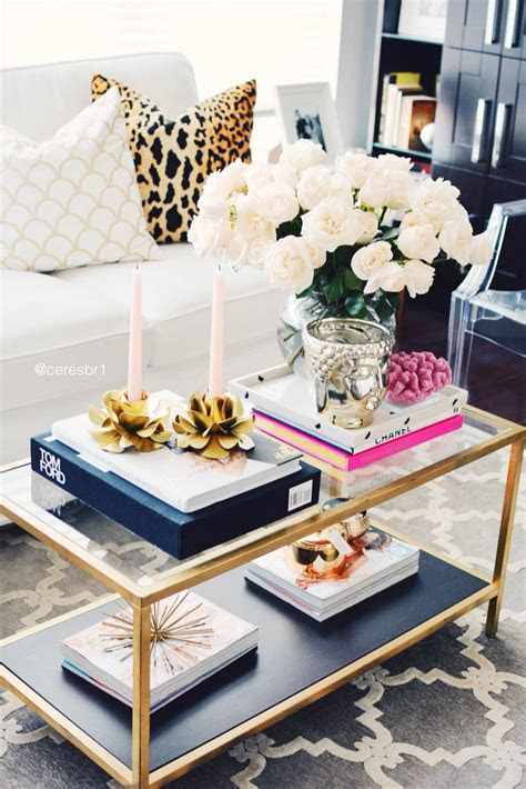 36 inches large round coffee table marble grain and black modern wood . Designer Tips for Styling a Coffee Table - Tuft & Trim