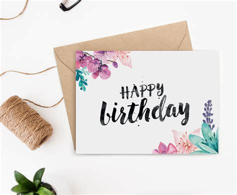  free printable cute birthday cards free printable birthday cards that