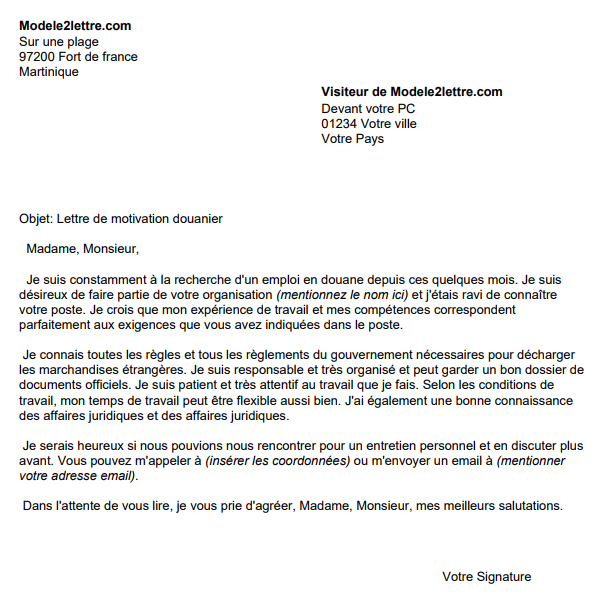 La lettre de motivation pour un emploi - laboite-cv.fr