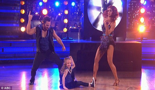 She's a hit! Drew described the six year old as his 'secret weapon' as he took to the floor with Anna Trebunskaya for a dance to Beyonce
