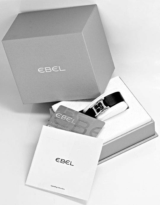 Original-Foto 8, EBEL BEULUGA MANCHETTE DA DIAMANT-GEHÄUSE-ZIFFER