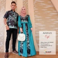 Baju Gamis Batik Couple Pasangan