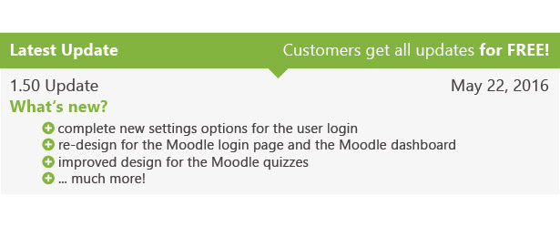 Theme Lambda for Moodle - new version