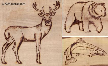 Wildlife Patterns; Wood Burning, Painting, Crafts