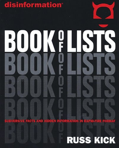 Disinformation Book of Lists, by Russ Kick