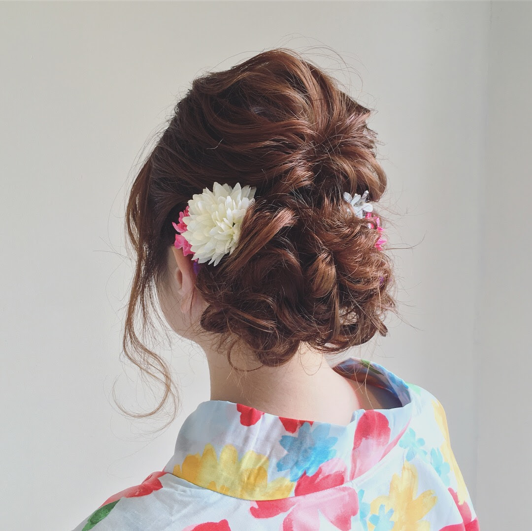 浴衣ヘアアレンジ 美容室bassa バサ