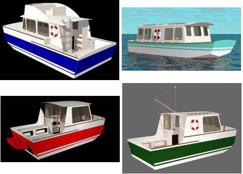 Simple houseboat plans to start building your own houseboats.