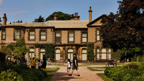 The outside of Lotherton Hall in Leeds