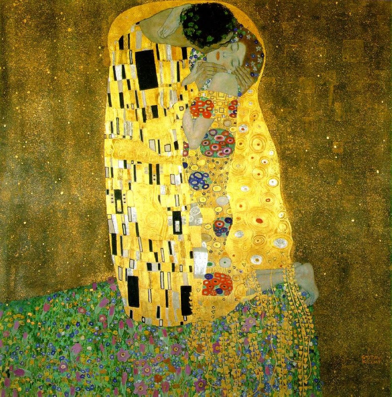 El beso, de Gustav Klimt