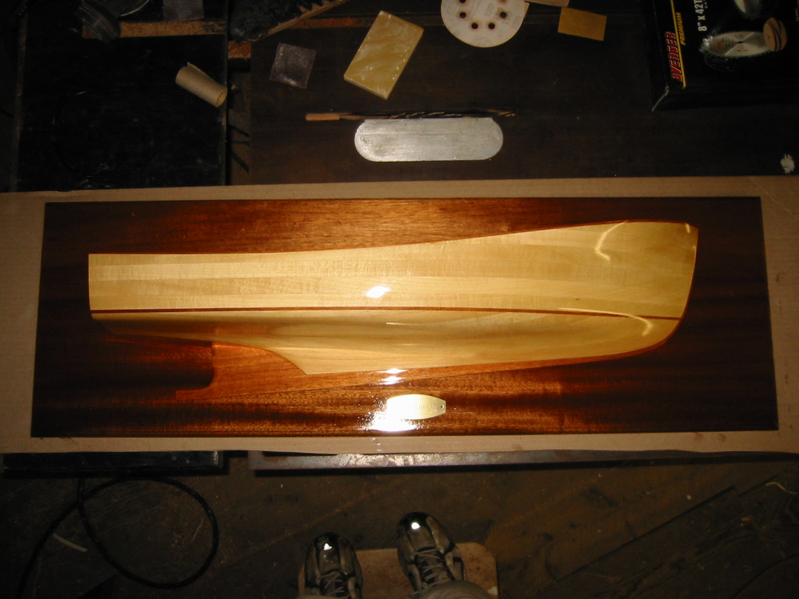 Half hull model Agamenticus
