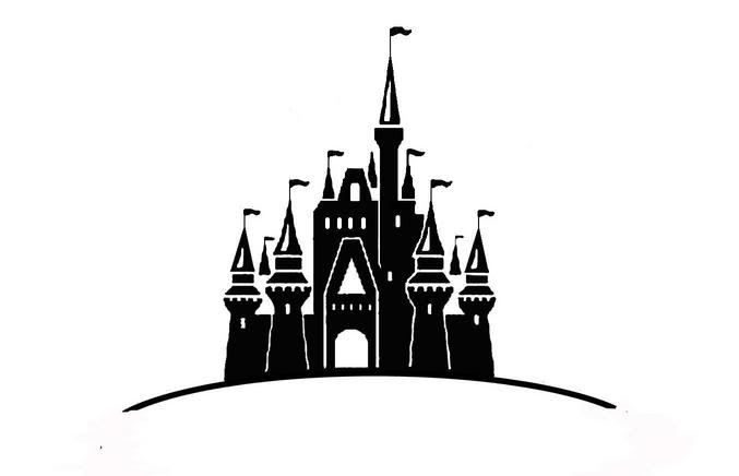 Free Free 341 Disney Castle Svg Outline SVG PNG EPS DXF File