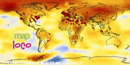 Locations of Site Visitors