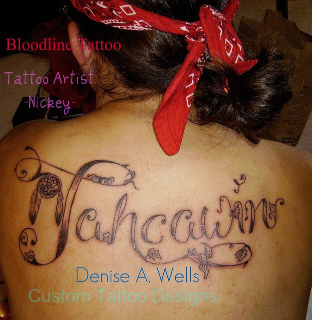 I went with Ista to the local Tattoo shop here in Yankton today, 