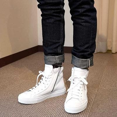 Amb アンバサダーズ レディースジップハイカットスニーカー Kips Bianco Lin Total Fashion Place Blog