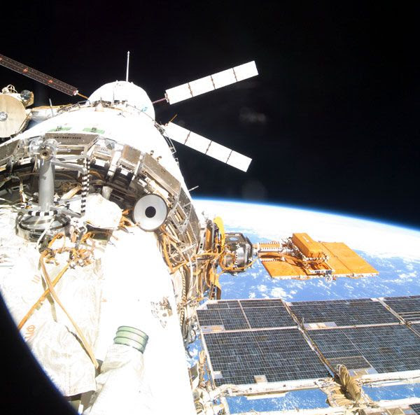 The Edoardo Amaldi ATV docks with the ISS on March 28, 2012.