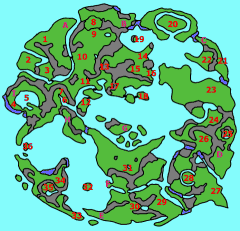 ドラゴンクエスト6 攻略 ドラクエ6攻略 世界地図 上の世界