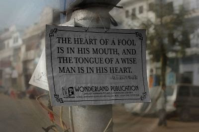 The Heart of a Fool is in his Mouth… by firoze shakir photographerno1