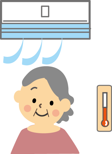 熱中症のイラスト無料素材