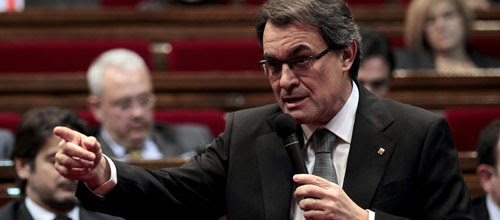 Artur Mas: “Las cifras del paro están infladas por la economía sumergida y los prejubilados”