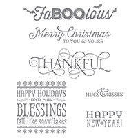Six Sayings Clear-Mount Stamp Set