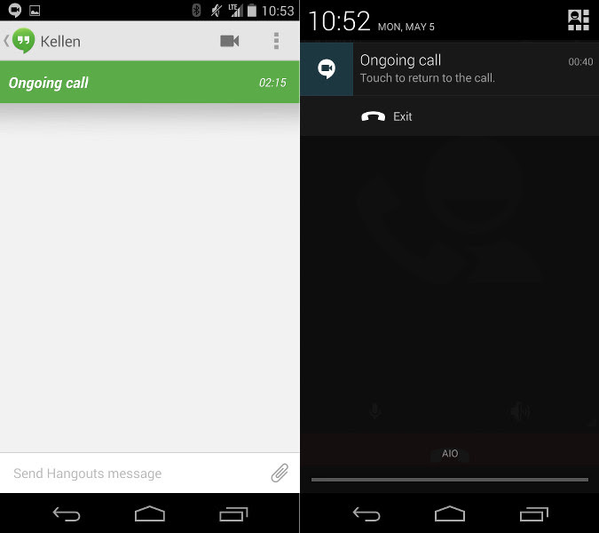 hangouts voice call2