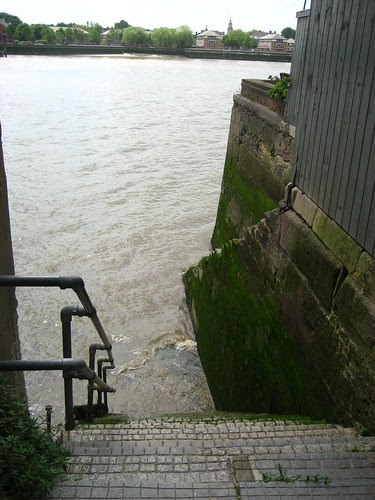 Steps to the river
