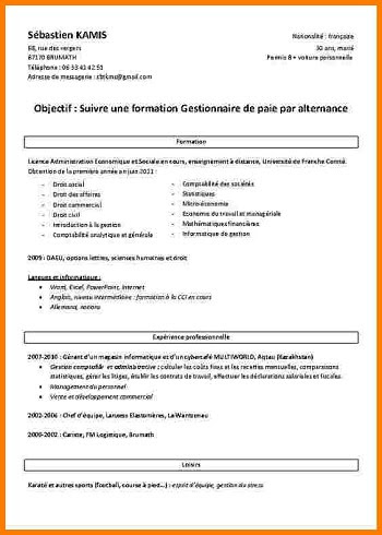 Exemple Cv Gestionnaire Locatif  igalaowa