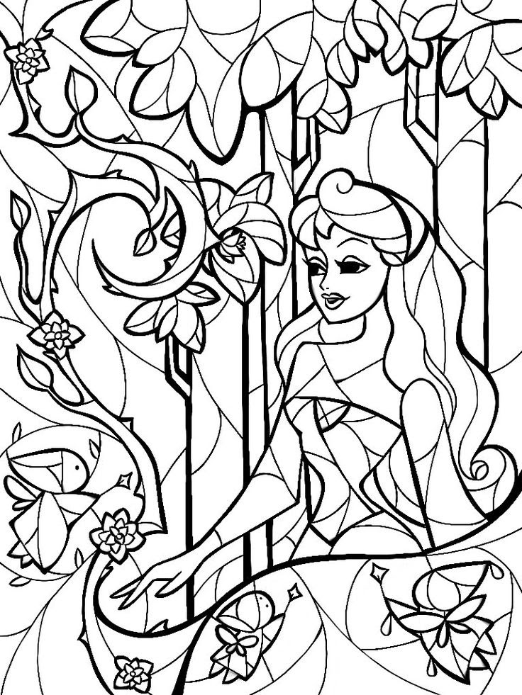 Download Stained Glass Coloring Pages For Adults at GetColorings.com | Free printable colorings pages to ...