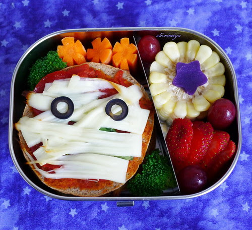 Mummy Pizza Bento by sherimiya ♥