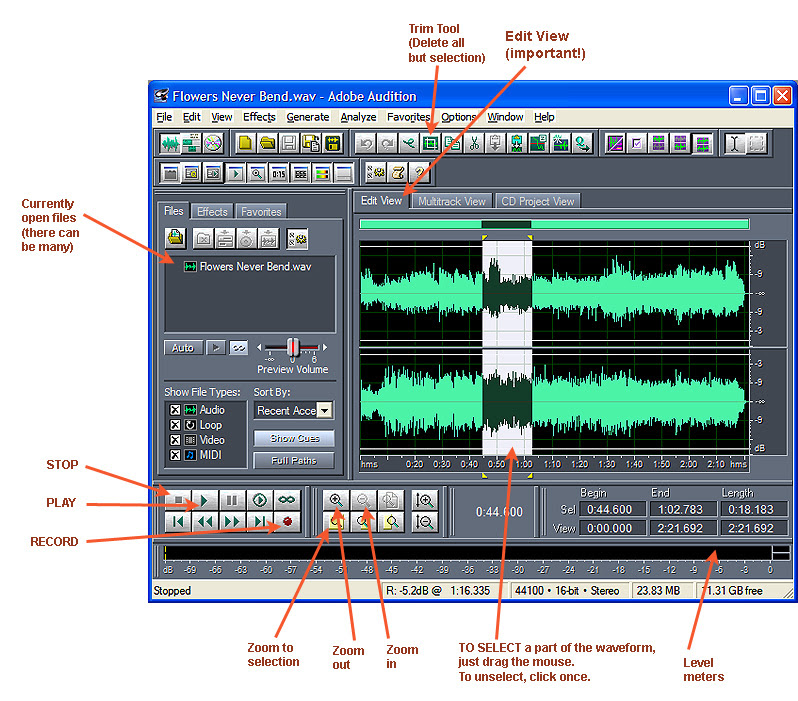 Adobe Audition 1.5