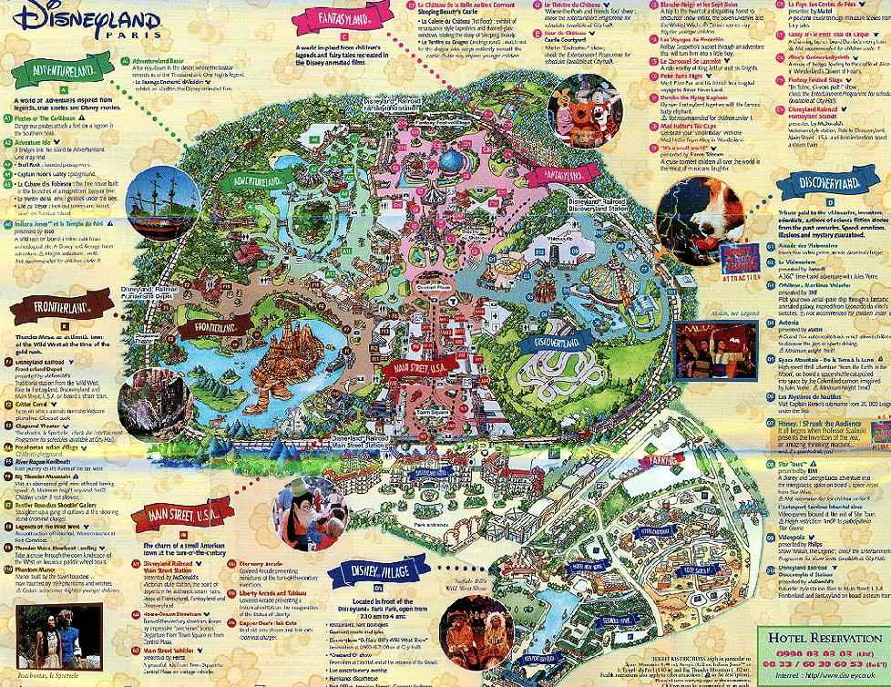 Map Of Disneyland Paris