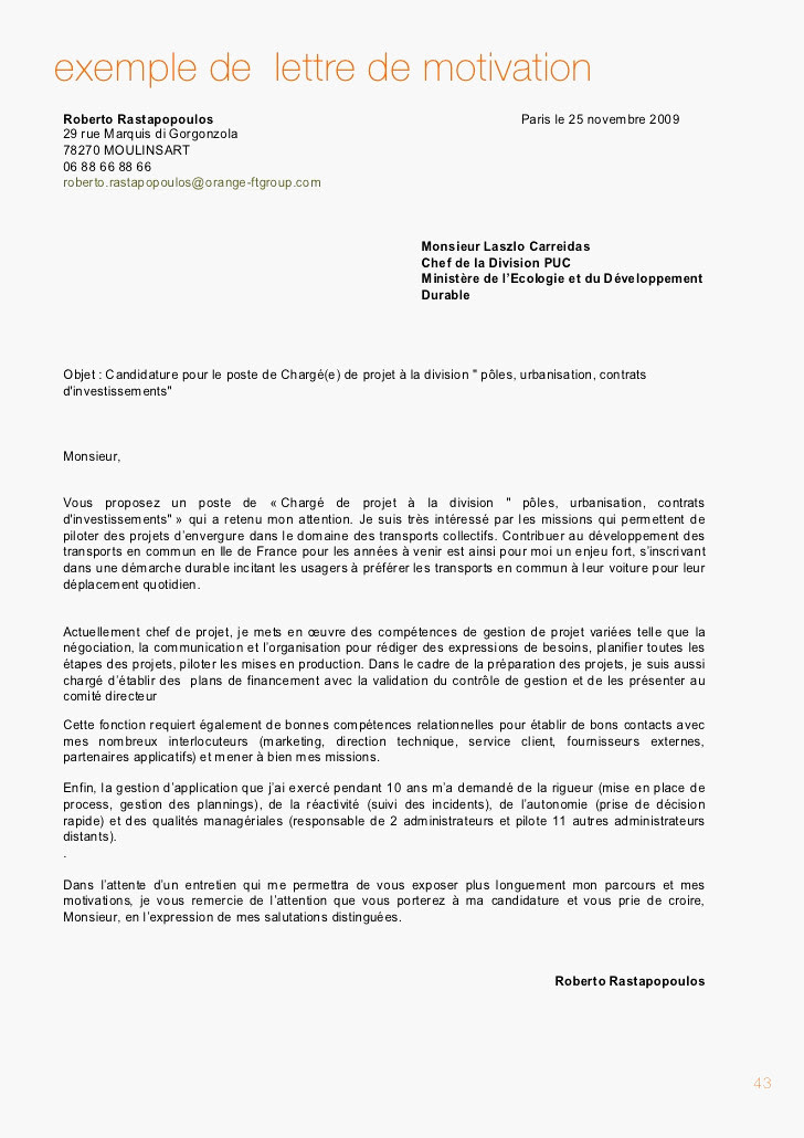 Lettre de motivation hotesse service client leroy merlin laboitecv.fr