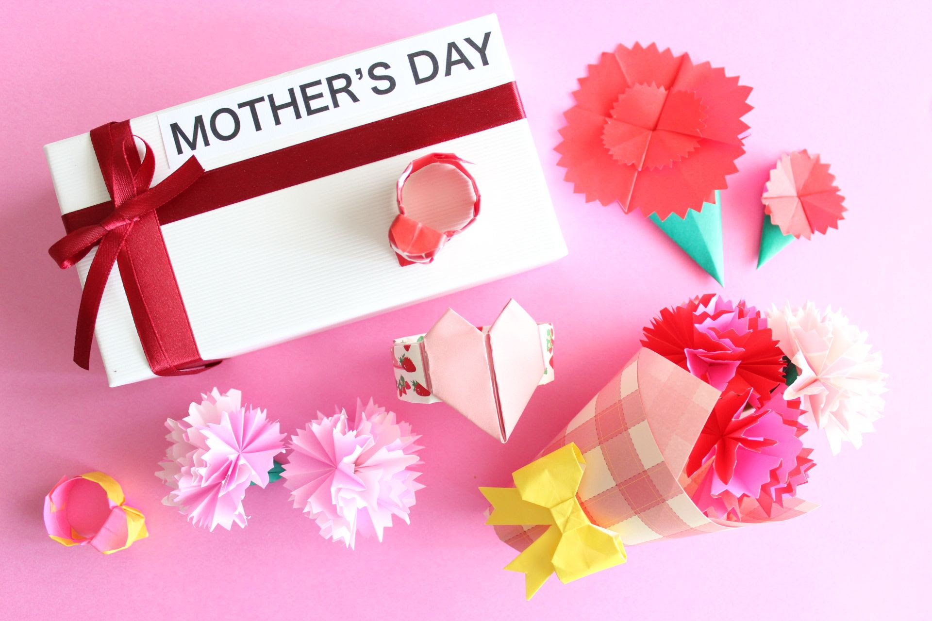母の日の折り紙 簡単な折り方12選 ママへのプレゼントを手作りしよう